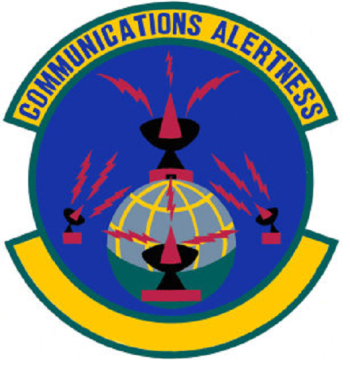 Coat of arms (crest) of the 349th Communications Squadron, US Air Force