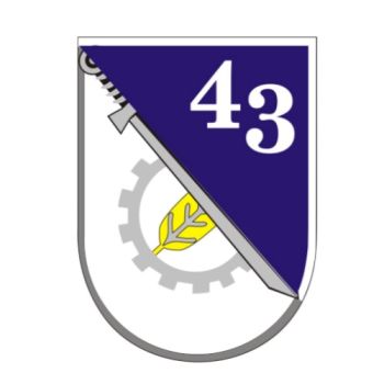 Coat of arms (crest) of 43rd Military Economic Department, Polish Army