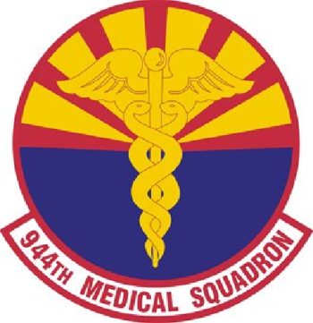 Coat of arms (crest) of the 944th Medical Squadron, US Air Force