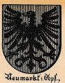 Wappen von Neumarkt in der Oberpfalz/ Arms of Neumarkt in der Oberpfalz