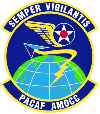 Coat of arms (crest) of the Pacific Air Forces Air Mobility Operations Control Center, US Air Force