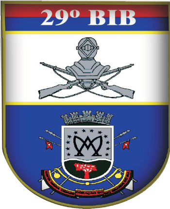 Coat of arms (crest) of the 29th Armoured Infantry Battalion, Brazilian Army