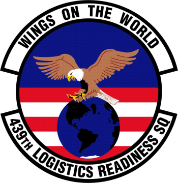 Coat of arms (crest) of the 439th Logistics Readiness Squadron, US Air Force