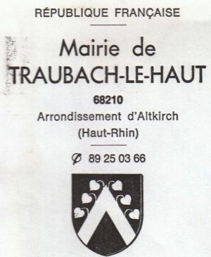 Blason de Traubach-le-Haut