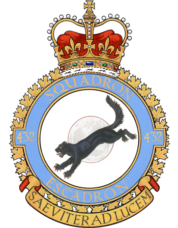 Coat of arms (crest) of the No 432 Squadron, Royal Canadian Air Force