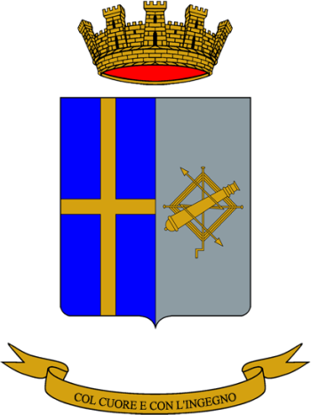 Coat of arms (crest) of the 33rd Electronic Warfare Regiment, Italian Army