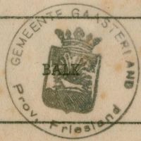 Wapen van Gaasterland/Arms (crest) of Gaasterland