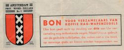 Coupon voor Koffie Hag zegels