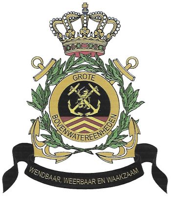Coat of arms (crest) of the Large Surface Units, Royal Netherlands Navy