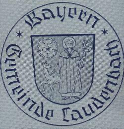 Wappen von Laudenbach (Karlstadt)/Coat of arms (crest) of Laudenbach (Karlstadt)