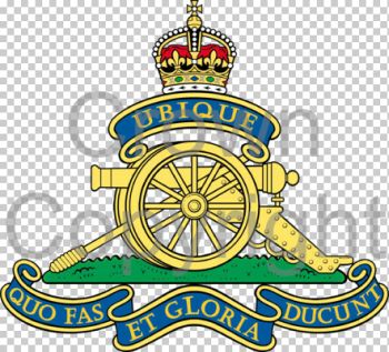 Coat of arms (crest) of Royal Regiment of Artillery, British Army
