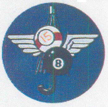 Coat of arms (crest) of the 15th Weather Squadron. USAAF