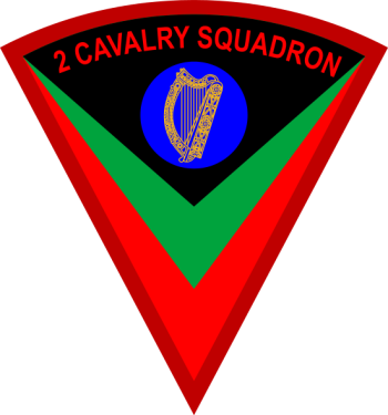 Coat of arms (crest) of the 2 Cavalry Squadron, Irish Army