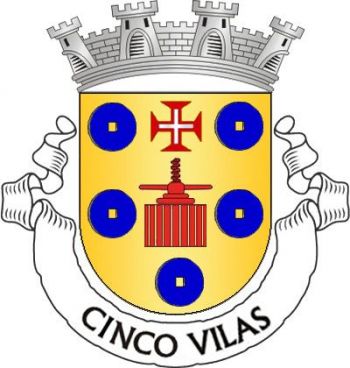 Brasão de Cinco Vilas/Arms (crest) of Cinco Vilas