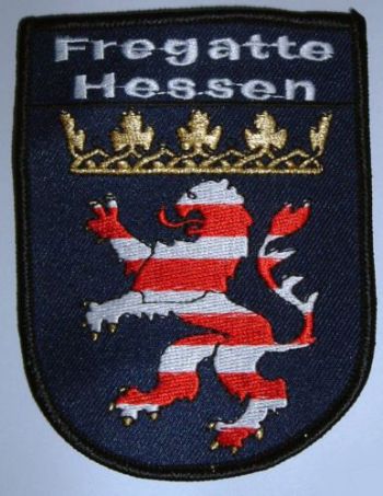 Coat of arms (crest) of the Frigate Hessen, German Navy