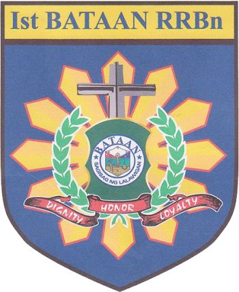 Coat of arms (crest) of the 1st (Bataan) Ready Reserve Battalion, Philippine Army