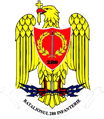 Coat of arms (crest) of the 280th Mechanized Infantry Battalion, Romanian Army