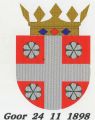 Wapen van Goor/Coat of arms (crest) of Goor