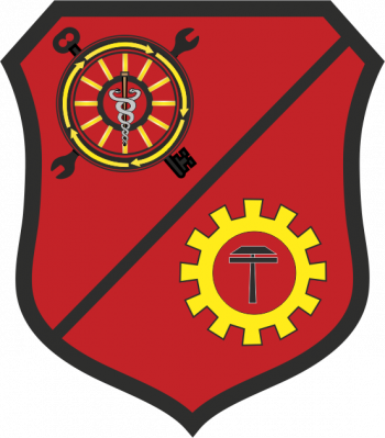 Coat of arms (crest) of Technical Repair Battalion, North Macedonia