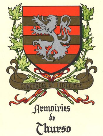 Arms (crest) of Thurso (Quebec)