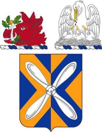 Arms of 244th Aviation Regiment, Georgia and Louisiana Army National