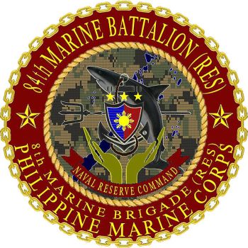 Coat of arms (crest) of the 84th Marine Battalion (Reserve), Philippine Marine Corps