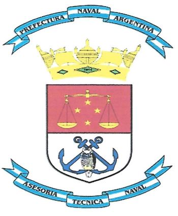 Coat of arms (crest) of the Naval Technical Consultancy, Argentine Coast Guard