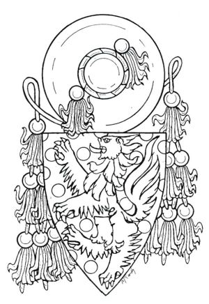 Arms of Hugues de Saint-Martial