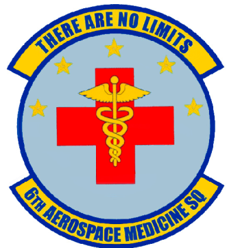 Coat of arms (crest) of the 6th Aerospace Medicine Squadron, US Air Force