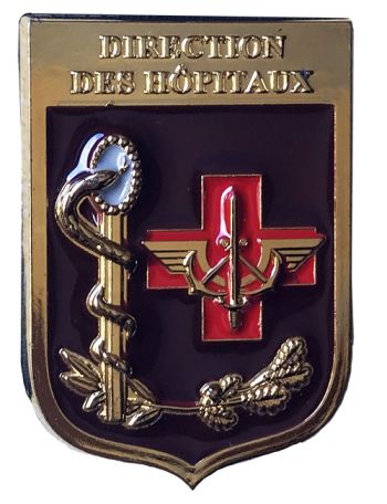 Coat of arms (crest) of the Direction of Hospitals (of the Armed Forces), France
