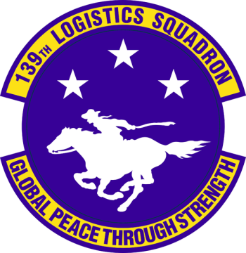 Coat of arms (crest) of the 139th Logistics Squadron, US Air Force