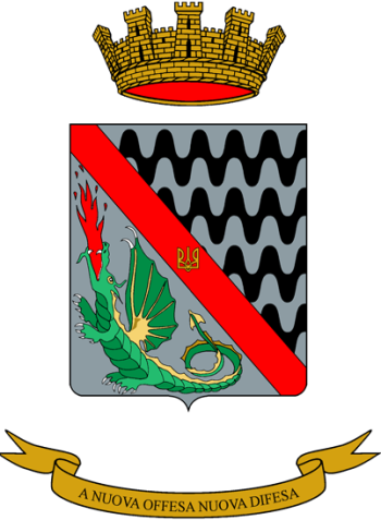 Arms of 1st Atomic, Biological and Chemical Battalion Etruria, Italian Army