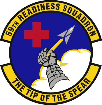 Coat of arms (crest) of the 59th Readiness Squadron, US Air Force