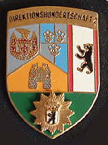 Coat of arms (crest) of Direktionshundertschaft 2, Berlin Police