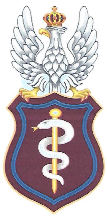 Coat of arms (crest) of Military Health Service Department, Poland