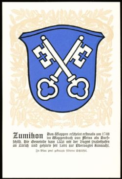 Wappen von/Blason de Zumikon