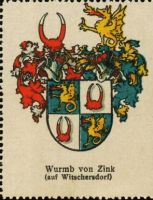 Wappen Wurmb von Zink