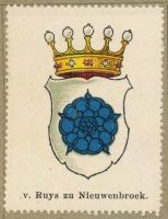 Wappen von Ruyz zu Nieuwenbroek