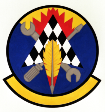 Coat of arms (crest) of the 96th Logistics Support Squadron, US Air Force