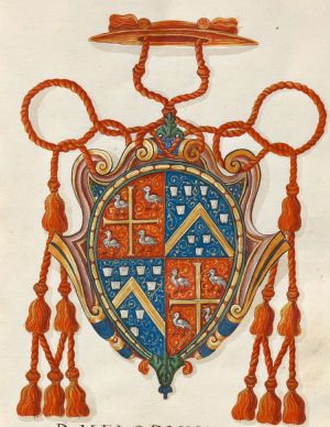 Arms (crest) of Antoine Sanguin de Meudon