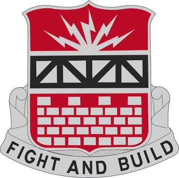 Coat of arms (crest) of 216th Engineer Battalion, Ohio Army National Guard