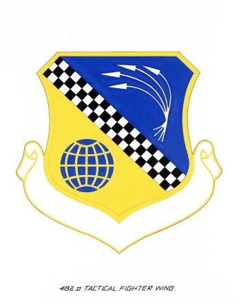 Coat of arms (crest) of 482nd Fighter Wing, United States Air Force