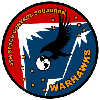 Coat of arms (crest) of the 4th Space Control Squadron, US Space Force