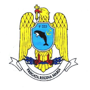 Coat of arms (crest) of the Frigate Regina Maria (F222), Romanian Navy