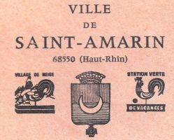Blason de Saint-Amarin/Arms (crest) of Saint-Amarin