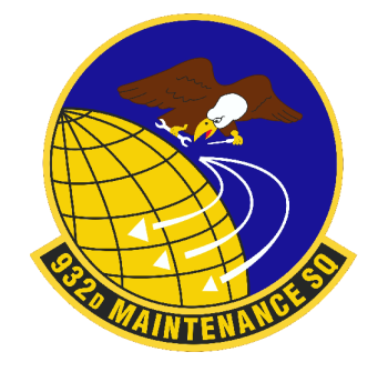 Coat of arms (crest) of the 932nd Maintenance Squadron, US Air Force