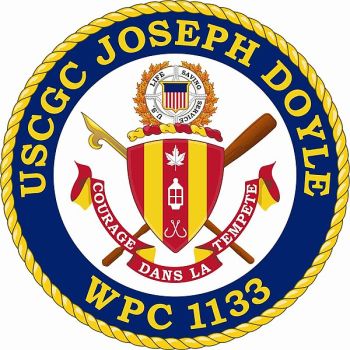 Coat of arms (crest) of the USCGC Joseph Doyle (WPC-1133)