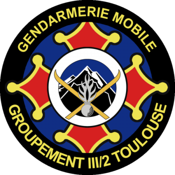 Coat of arms (crest) of the Mobile Gendarmerie Group III-2, France