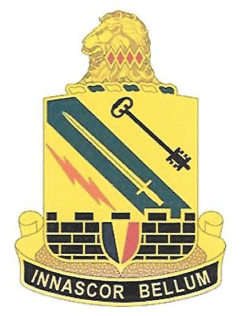 Arms of 104th Engineer Battalion, New Jersey Army National Guard