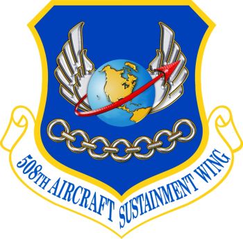 Coat of arms (crest) of the 508th Aircraft Sustainment Wing, US Air Force
